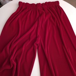 VTG Accordion Pleated High Waisted Wide Leg Palazzo Pants (FREE w $20 purchase)